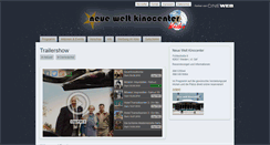 Desktop Screenshot of neue-welt-kino.de